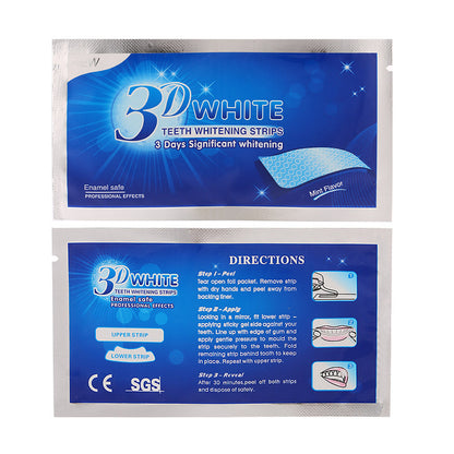 Bandes de blanchiment des dents en Gel, soins d'hygiène buccale, bandes à Double élastique, outils de blanchiment dentaire