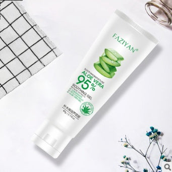 Crème pour le visage à l'aloe Vera, Gel apaisant, soins de la peau, élimination de l'acné, Lotion hydratante après soleil, réparation de la peau, 60G