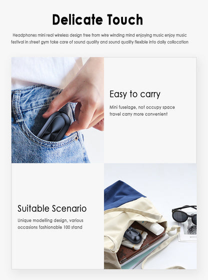 B5 Bluetooth-headset Binaural digital display Stereo Bluetooth-headset TWS5.0 Bluetooth-headset 239 Bluetooth-headset