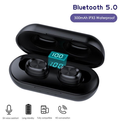 B5 Bluetooth-headset Binaural digital display Stereo Bluetooth-headset TWS5.0 Bluetooth-headset 239 Bluetooth-headset