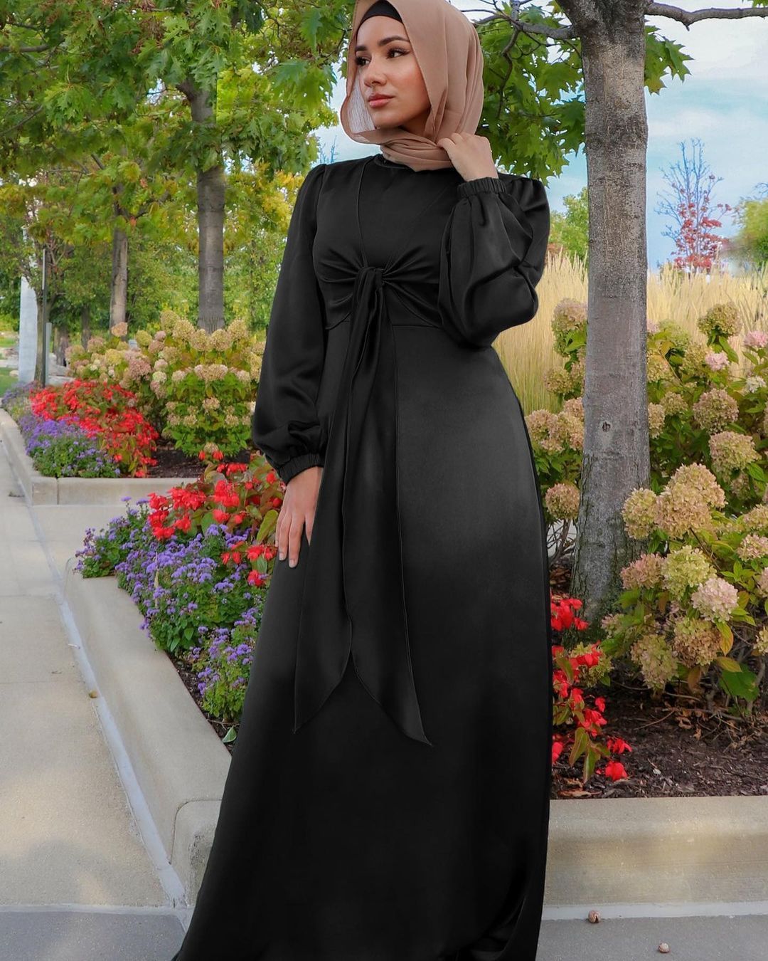 Ramadan Eid Mubarak Kaftan Dubai Abaya Turkiet Muslimska Hijab Satin Klänning Islam Caftan Marocain Klänningar Vestidos Robe Fema