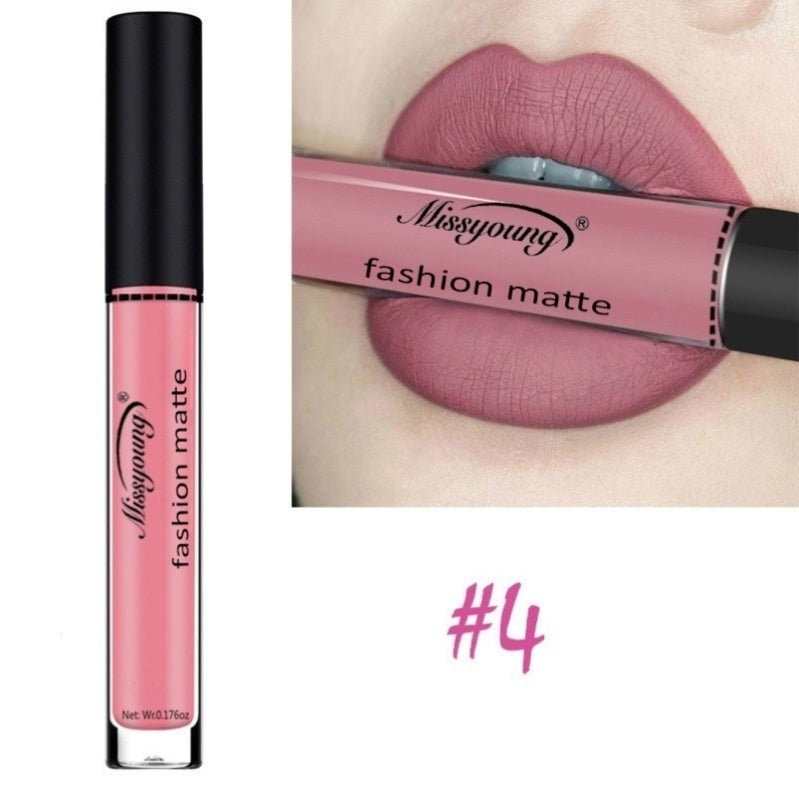 Lip Gloss Liquid Lipstick Non-Stick Cup Matte Makeup Llipstick