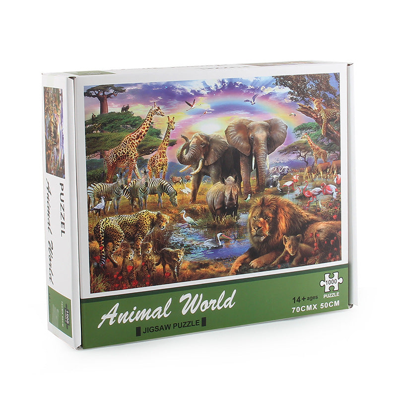 Forest Animal World Jigsaw Assembling Toy