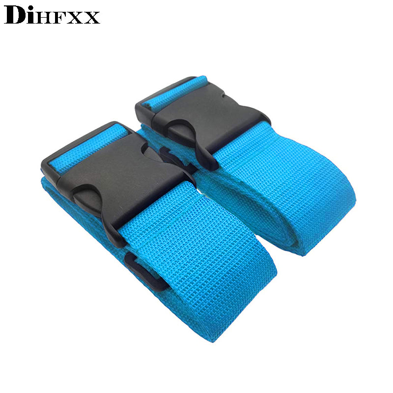 7 Colors Adjustable Nylon Lock Travel Luggage Straps Belt Protective Travel Accessories Suitcase Packing Belt