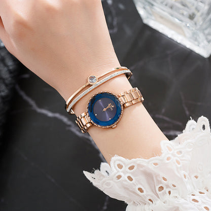 Ensemble de montres pour femmes, Bracelet de luxe, collier, cadeau pour petite amie