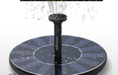 Solar Fountain  Water  Outdoor Garden Circular Floating Water Landscape