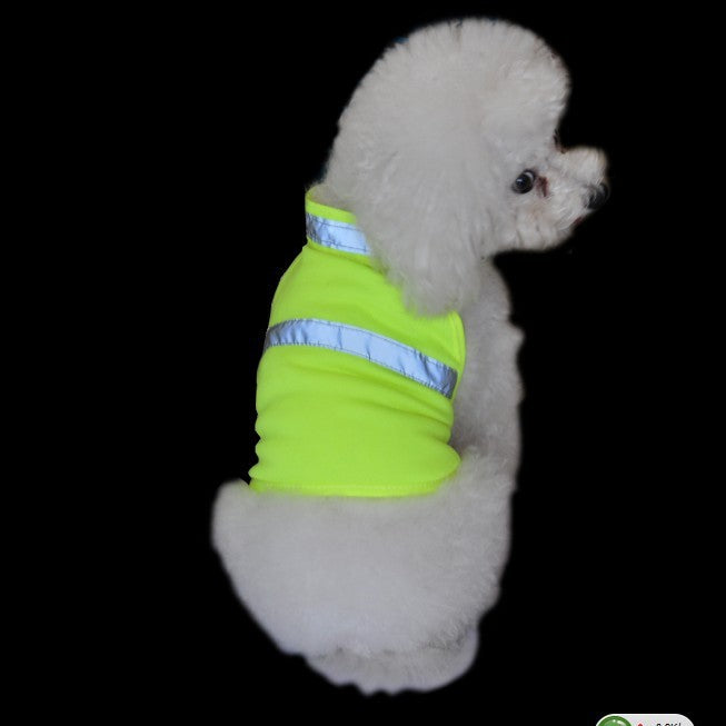 Summer Pet Clothing Dog Reflective Clothing Work Dog Safety Clothing