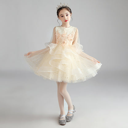 Children Dress Princess Dress Girl Girl Host Evening Dress