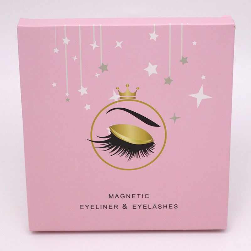 Falsk ögonfrans Coffret Eyeliner Liquide ögonfrans Magnet ögonfransar