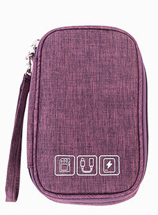 Sac de rangement de câbles, organisateur de gadgets, étui de câbles, sac de rangement d'accessoires électroniques de voyage Portable, pochette numérique de chargeur de casque