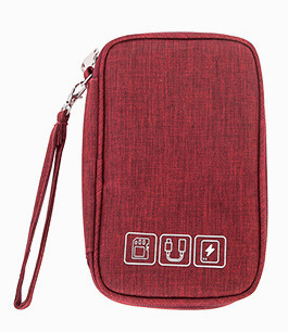 Sac de rangement de câbles, organisateur de gadgets, étui de câbles, sac de rangement d'accessoires électroniques de voyage Portable, pochette numérique de chargeur de casque