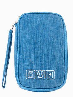 Sac de rangement de câbles, organisateur de gadgets, étui de câbles, sac de rangement d'accessoires électroniques de voyage Portable, pochette numérique de chargeur de casque