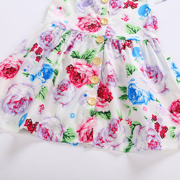 Robe pour enfants, jupe de princesse européenne et américaine, robe pour filles