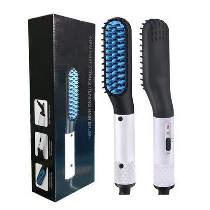 Multifunctional Hair Straightener Hair Comb Brush Men Beard Brush