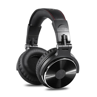 Headphones With Head Mounted Wired Sound Card Monitor