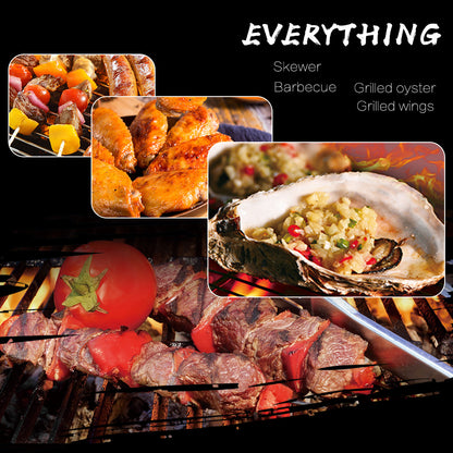 Holiday BBQ Grill - Stainless Steel Portable Charcoal Furnace