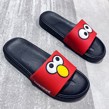 Indoor Cartoon Cute Bathroom Bathing Home Wearing Slippers Outside Home