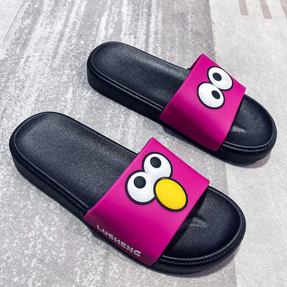 Indoor Cartoon Cute Bathroom Bathing Home Wearing Slippers Outside Home