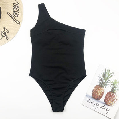 One-piece Swimsuit Sexy Hollow Special Fabric One-piece Bikini