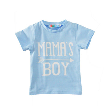 Professional Children's Boy Suit - Short-Sleeved T-Shirt and Geometric Pants