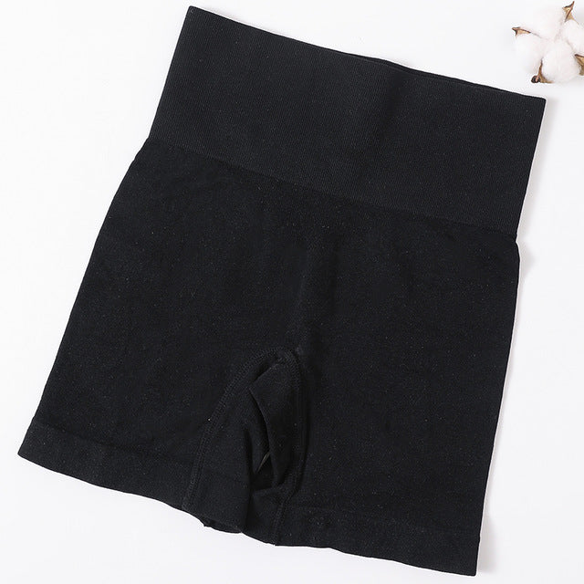 High Waist Sport Shorts Women Hip Push Up Short Safety Short Slim Fitness Homewear Seamless Short Female Tummy Control Underwear