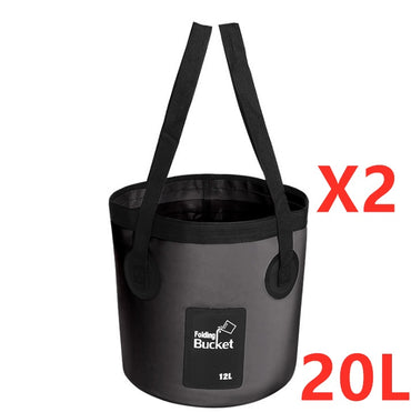 Portable Travel Bag Fishing Bucket Folding Bucket Bag Outdoor Convenient Travel Car Wash Bucket Outdoor Waterproof Bag