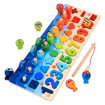 Children'S Toys, Puzzles, Puzzles, Baby Numbers, Early Education, Intellectual Development, Wooden 1 Toddler Boys