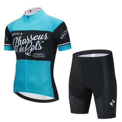 New Summer Short-Sleeved Cycling Jersey Suit Breathable Bicycle Sportswear Uniform Custom Cycling Jersey