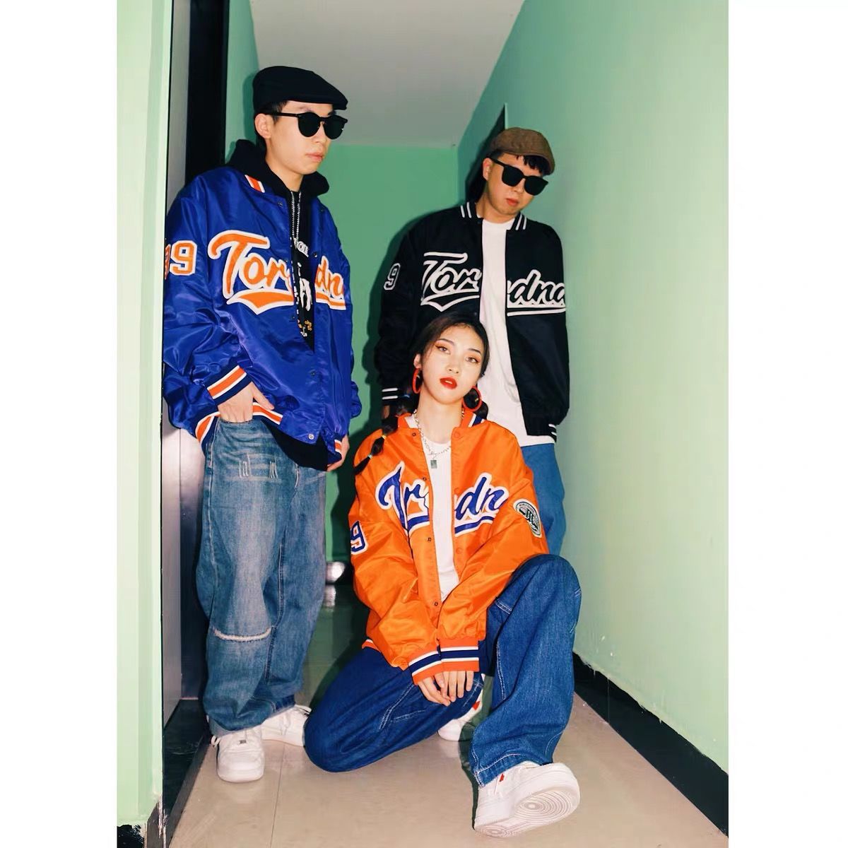 Loose Retro INS High Street Baseball Clothing Loose Loose Couple Coat European And American Street Hip Hop