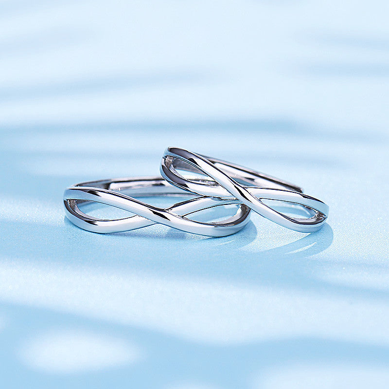S925 Silver Couple Ring, Couple Rings For Men And Women, Students Give Gifts To Their Girlfriends