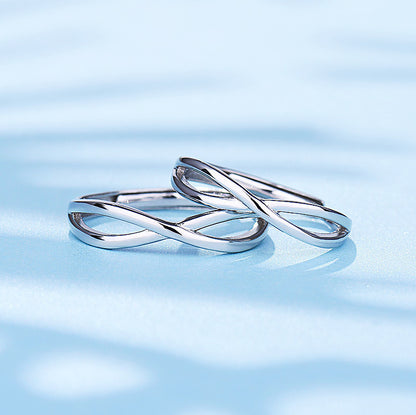S925 Silver Couple Ring, Couple Rings For Men And Women, Students Give Gifts To Their Girlfriends