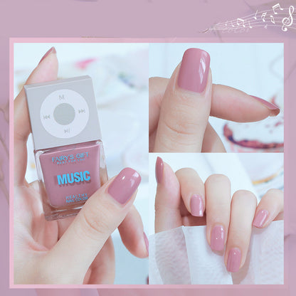 Odorless, Baking-free Nail Polish, Non-peelable Oily Nail Polish, Cherry Color Nail Polish