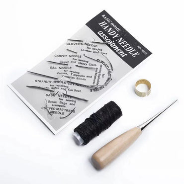 Leather Tool Set 4-piece Set DIY Leather Craft Hand-stitched Set