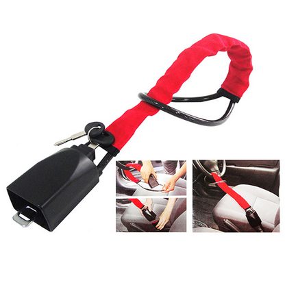 Universal Car Steering Wheel Anti Theft Lock Security Quad