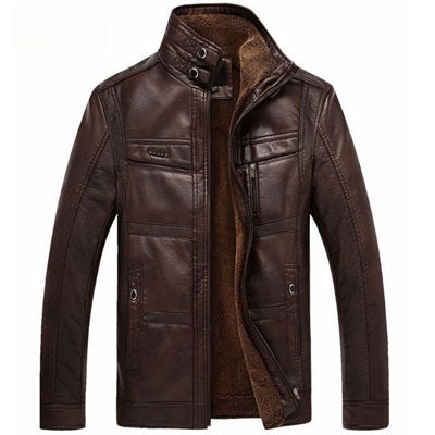 Vestes en cuir pour hommes pour veste d'hiver hommes et manteaux en cuir manteau masculin pour marque hommes fermeture éclair Oblique hiver doudoune de motard