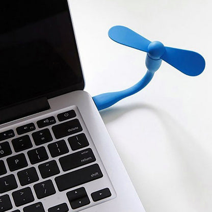 Mini USB Fan Bamboo Dragonfly Bendable Small Fan Power Bank Electric Fan Travel Rice Fan