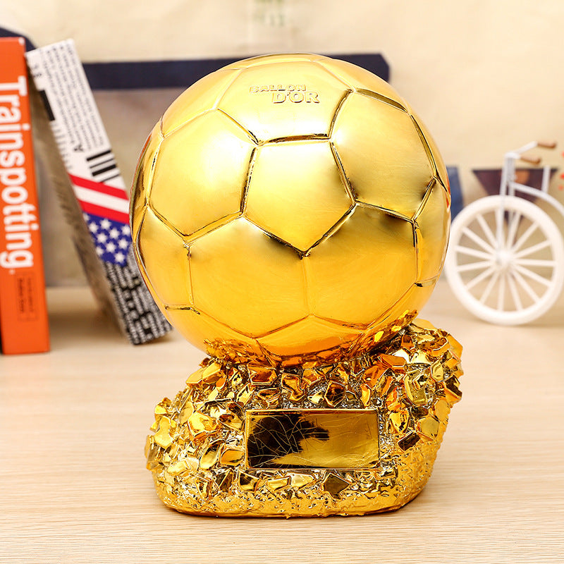 Home Decorations Golden Globes Football Games Resin Trophies Player Awards Trophies