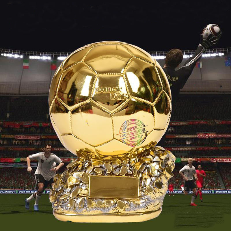 Home Decorations Golden Globes Football Games Resin Trophies Player Awards Trophies