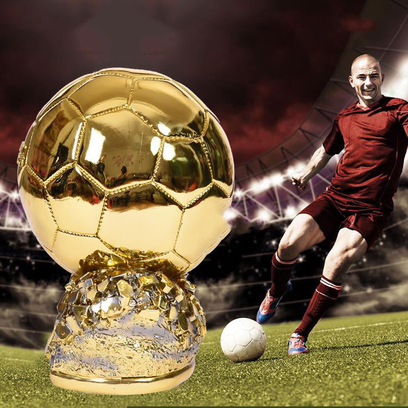 Home Decorations Golden Globes Football Games Resin Trophies Player Awards Trophies