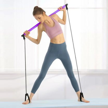 Pilates Bar Fitness Yoga Equipment Household