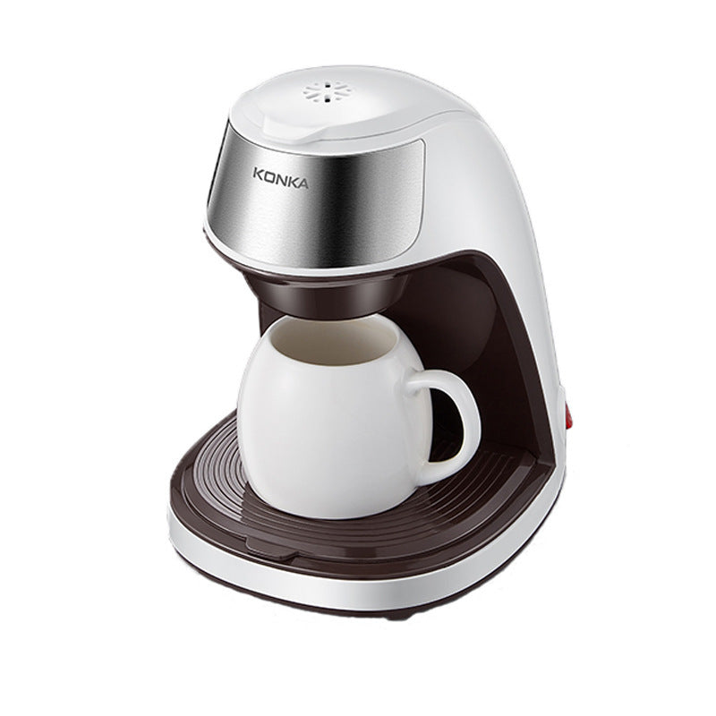 Ny kaffemaskin helautomatisk hemmakontor Mini amerikansk liten bärbar kaffebryggare