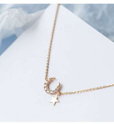 Armband i sterlingsilver med gradient månsten och zirkon för kvinnor S-B304