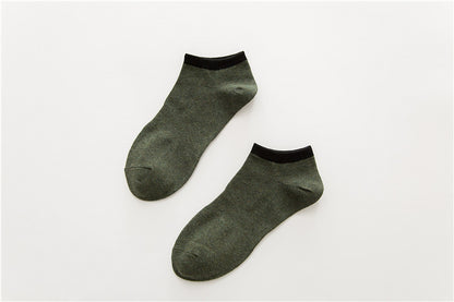 Chaussettes de sport pour adultes, chaussettes bateau pour hommes, chaussettes en coton, chaussettes de taille