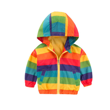 Veste à capuche zippée Rainbow Jacket pour enfants