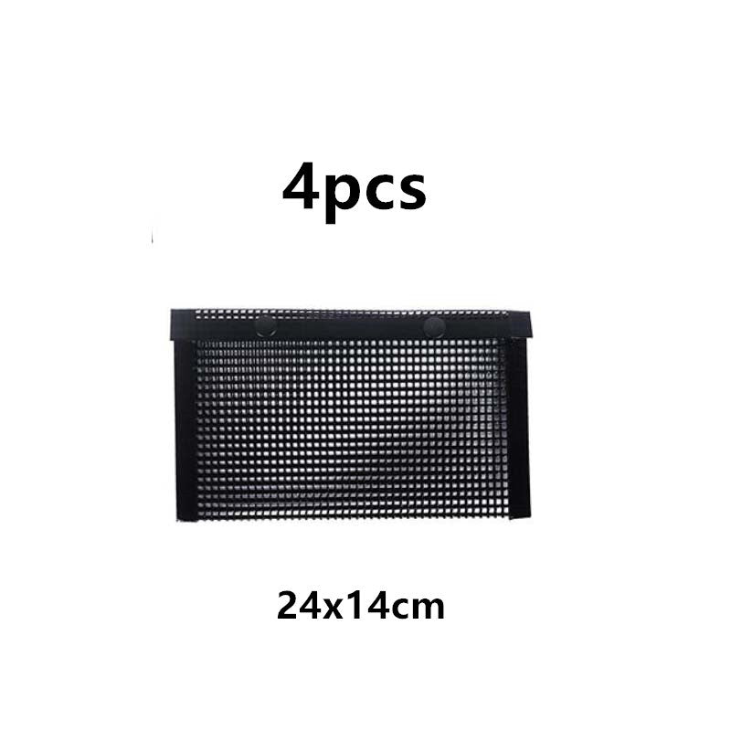 BBQ Grill Mesh Bag - Non-stick Grid Mat for Grilling Veggies