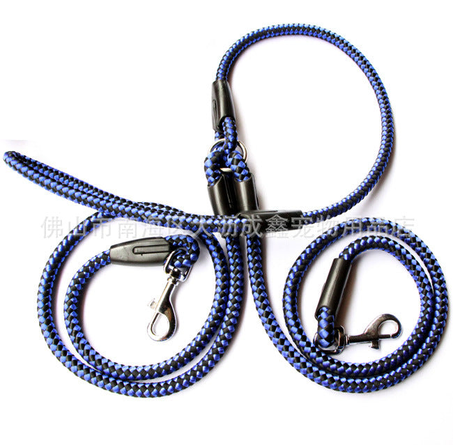 Corde de Traction à Double extrémité pour promener le chien, corde de Traction à Double extrémité un Plus deux collier de laisse, fournitures pour animaux de compagnie, collier pour chien