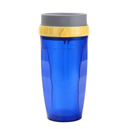 No Cover Twist Cup Rese Bärbar Cup Dubbelisolering Tumbler Halm Sippy Vattenflaskor Bärbar För Barn Vuxna