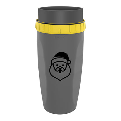 No Cover Twist Cup Rese Bärbar Cup Dubbelisolering Tumbler Halm Sippy Vattenflaskor Bärbar För Barn Vuxna