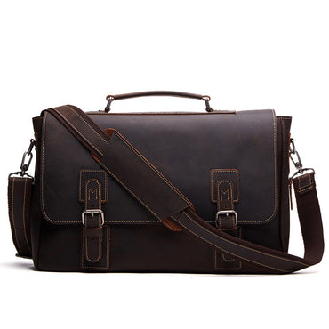 Business Men's Briefcase Leather Men's Bag