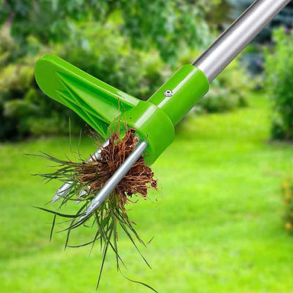 Extracteur de mauvaises herbes à long manche, outil multifonctionnel de désherbage de jardin